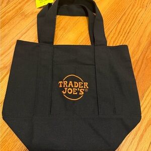 Trader Joe's Black Mini Tote Bag